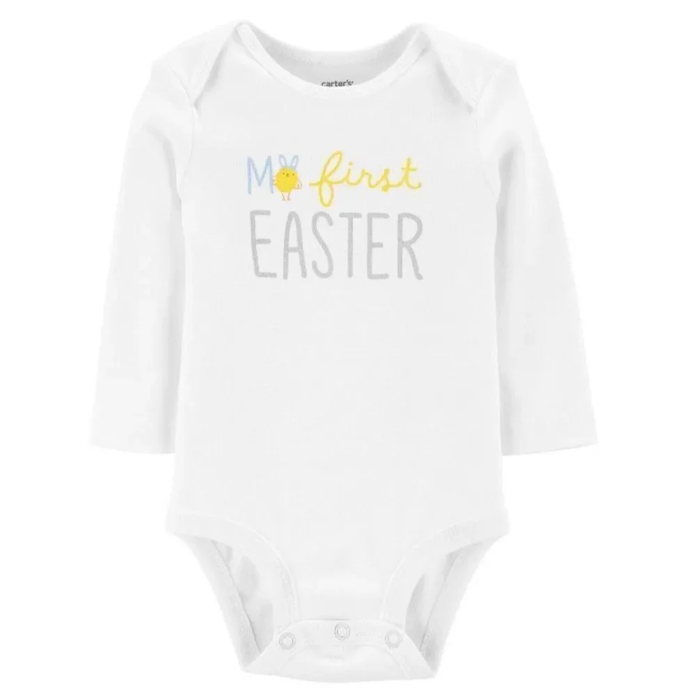CARTER’S  6M BABY Chick “MY 1ST EASTER” Bodysuit
